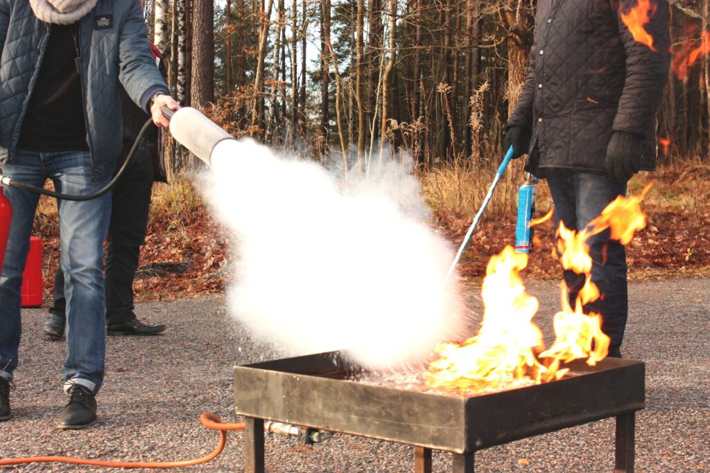 brandsläckare brandsäkerhet brandkunskap